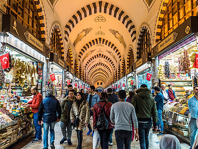 Egyptský bazar v Istanbulu